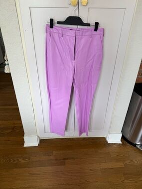 NWT French Connection Crolenda Lilac Faux Leather Trousers